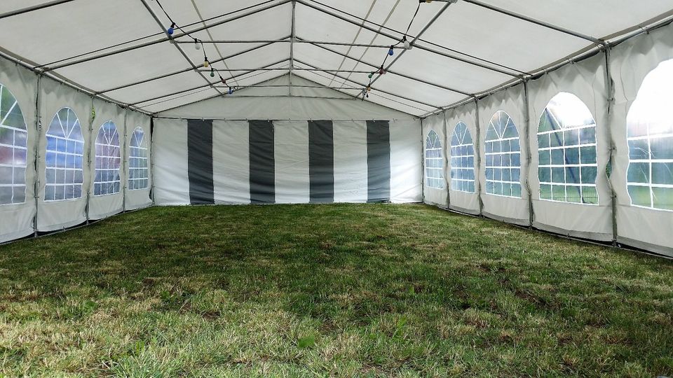 Festzelt Partyzelt mieten leihen 6x12m Verleih auch Hüpfburgen in Schlotheim