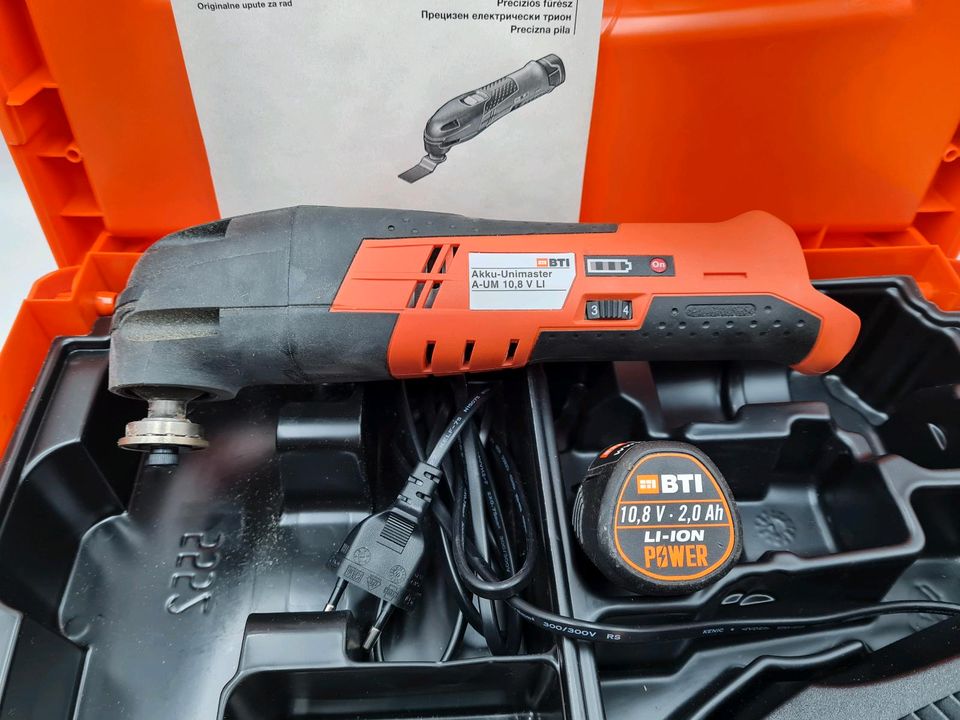 BTI Akku Unimaster A-UM 10,8V 12V (Bosch Multi-Cutter GOP 12V-28) in Schömberg