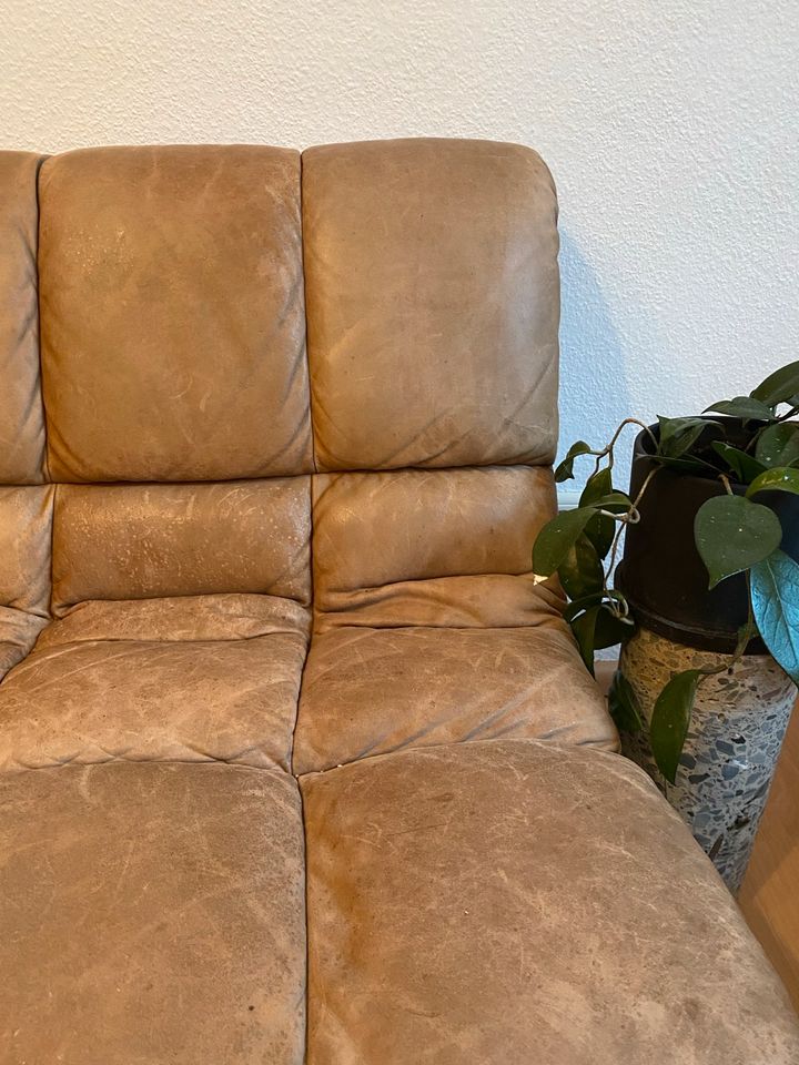 Straub Sofa und Sessel Leder Vintage 60er in Köln