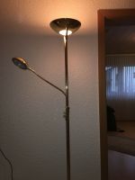 Stehlampe/Deckenfluter Wohnzimmer mit Leselampe messingfarben Rheinland-Pfalz - Mehlingen Vorschau