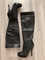 Overknees, Leder, top Zustand Bayern - Röthenbach Vorschau