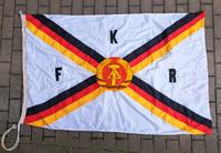 DDR Fahne VEB Fischkombinat Rostock, NVA, Konsum, HO, GST Sachsen - Markkleeberg Vorschau