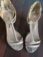 Sandalen Tamaris gold Größe 38 Bayern - Würzburg Vorschau