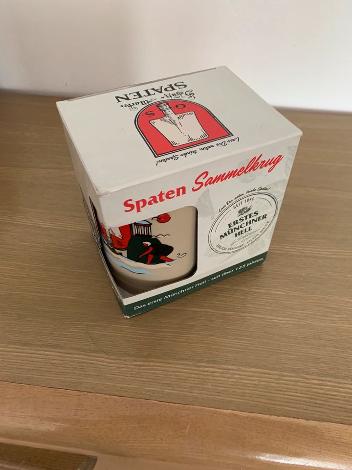 Spaten Sammelkrug Bierkrug 500 ml Nein original verpackt in Regensburg
