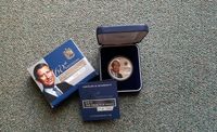 1 OZ Unze Silbermünze teilcoloriert Prinz Charles 60. Geburtstag Sachsen - Markkleeberg Vorschau