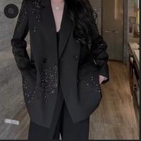 Blazer mit Strass in schwarz Leipzig - Heiterblick Vorschau