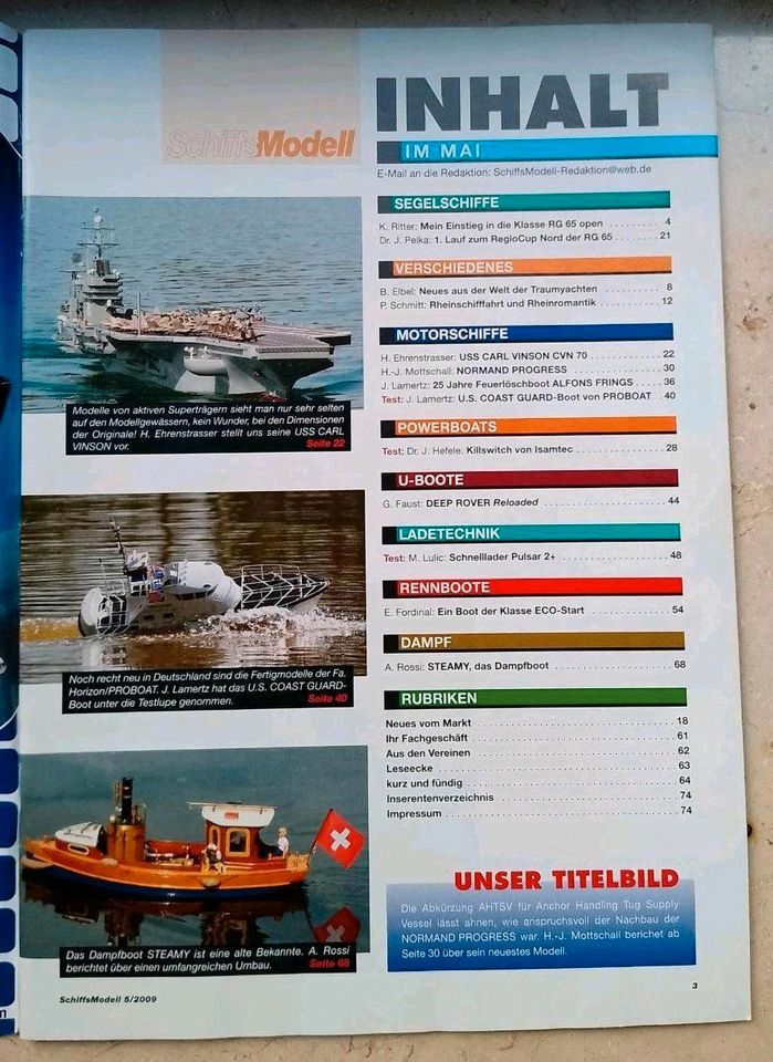 Zeitschriften SchiffsModell diverse in Kaltenkirchen