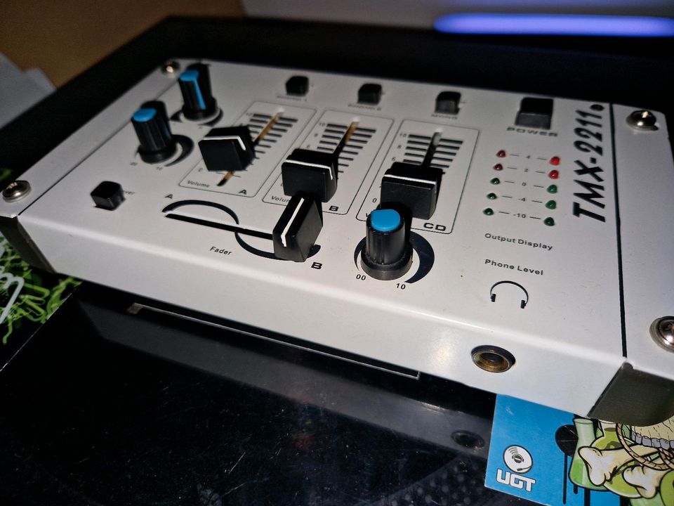 Auna TMX-2211 DJ Mixer Mischpult 2 Kanal in Doberlug-Kirchhain