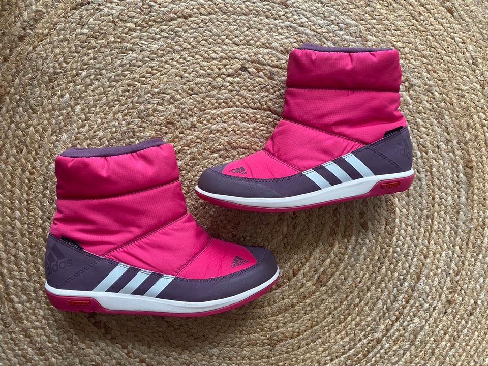 Adidas Winterstiefel, Größe 37, Pink/Lila, climawarm in Osterhofen
