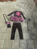 Kostüm Fasching Halloween Skelett schwarz pink 110/116 Bayern - Markt Rettenbach Vorschau
