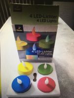 4 bunte LED.  Teelichter Nordrhein-Westfalen - Mönchengladbach Vorschau