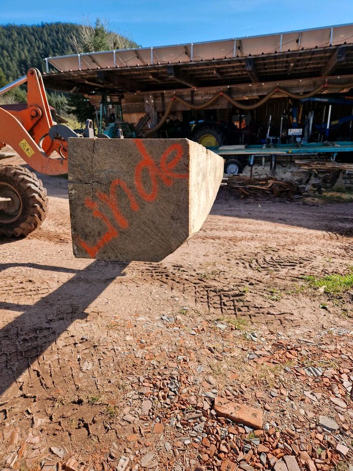 Linde Holz Balken Schnitzholz in Schenkenzell