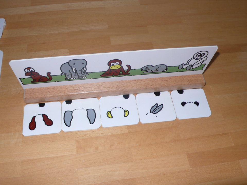 Jegro Montessori Legespiel Zuordnung Tiere Lebensmittel Musik in Koblenz