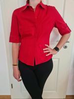 Hochwertige Stretch Kurzarm Bluse v. Avitano Gr. 38 rot Baumwolle Baden-Württemberg - Göppingen Vorschau