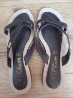 S Oliver braun Sandalen Zehensandalen Leder FlipFlop Köln - Raderthal Vorschau