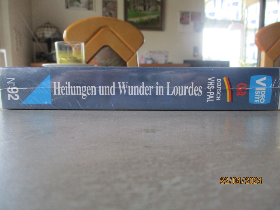 VHS-PAL Videokassette"Heilung u.Wunder in Lourdes" in Kell am See