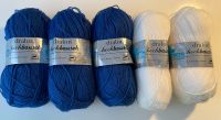 orig VINTAGE ⭐ DRALON Handarbeitswolle Strickwolle 250g blau weiß Berlin - Schöneberg Vorschau