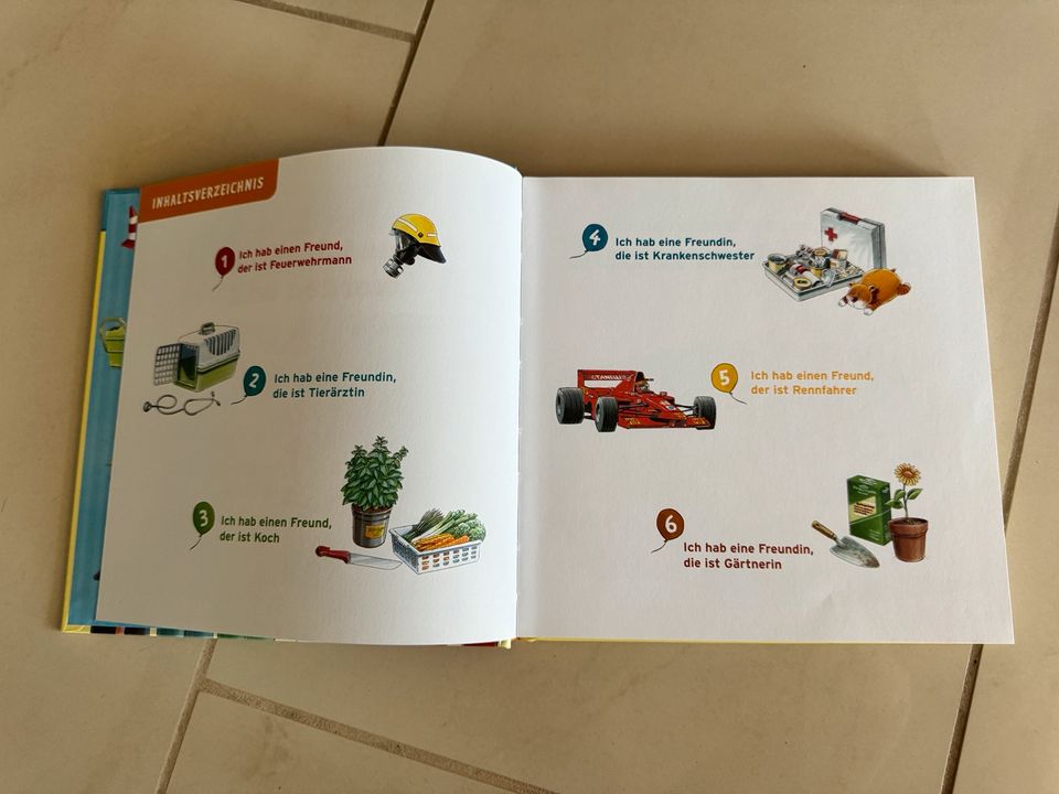 NEU Lesemaus Berufe Buch Feuerwehr Koch Gärtner Kranken Tierärzti in Ahrensfelde