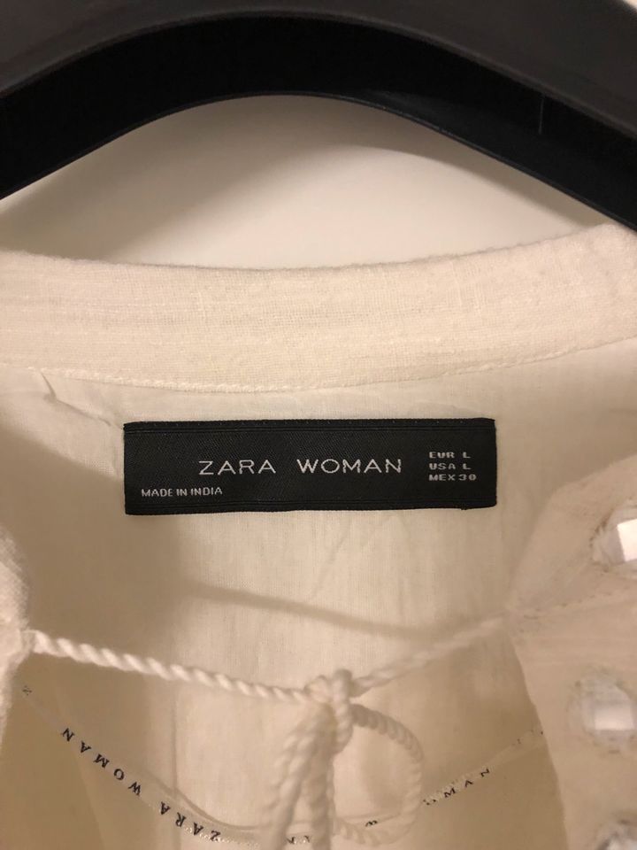 Hippie Jacke von Zara Gr. M/L wie neu creme weiß in Obertshausen