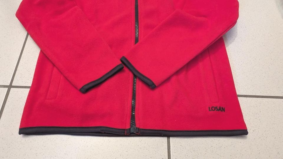 Losan Fleecejacke - rot - Gr. 122 (7 Jahre) - NEU in Darmstadt