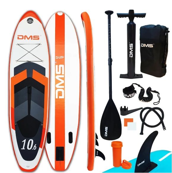 DMS® SUP Board Set Stand Up Paddling Orange in Röderaue