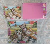 Puzzle 3D Effekt Katzen 63-teilig Bremen - Vegesack Vorschau