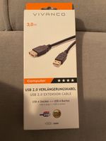 USB 2.0 Verlängerungskabel 3m von Vivanco - Original verpackt Hamburg-Nord - Hamburg Eppendorf Vorschau