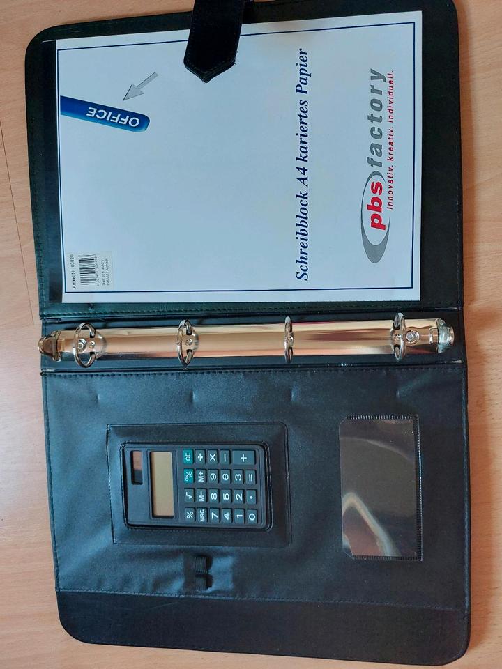 Aktenmappe DinA4 Beratermappe Ledertasche Aktenordner in Eschenbach