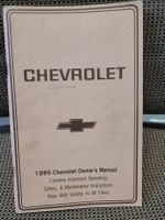 Owner's Manual 1985 Chevrolet Caprice Baden-Württemberg - Rheinfelden (Baden) Vorschau