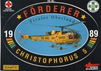 FÖRDERER AUFKLEBER CHRISTOPHORUS 5 - TIROL 1989 Kreis Ostholstein - Dahme Vorschau