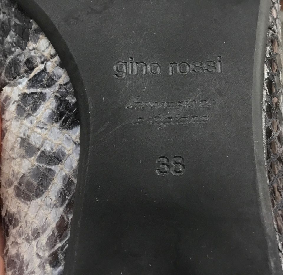 Damen Schuhe Gino Rossi,Ballerinas Grösse 38,neuwertig in Kamp-Bornhofen