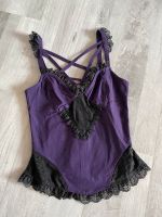 Killstar Lydia harness top plum Nordrhein-Westfalen - Eschweiler Vorschau