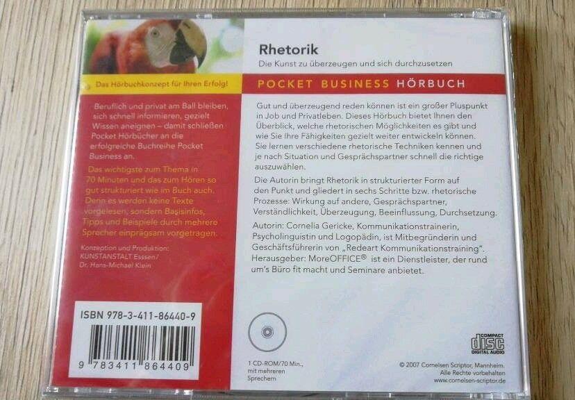 Hörbuch: Rhetorik - die Kunst zu überzeugen und sich durchzusetze in Wörth an der Isar