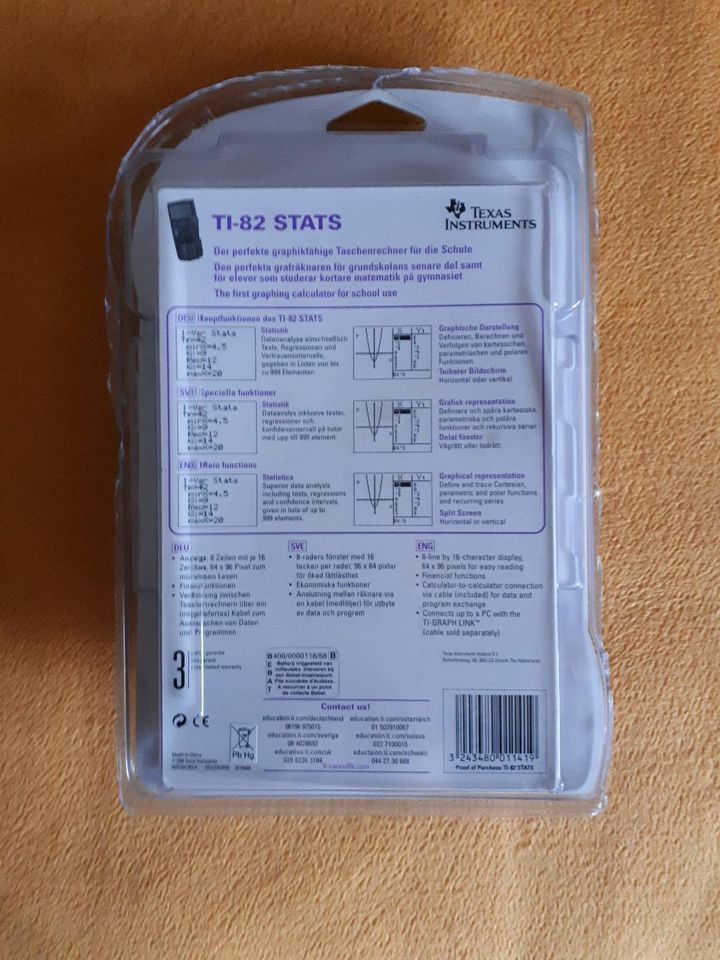 Neuw. Program. Graph. Taschenrechner TI-82 STATS TexasInstruments in Fraunberg