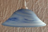 Hängelampe Küche Esszimmer Lampe blauer Schirm, höhenverstellbar Nordrhein-Westfalen - Bestwig Vorschau