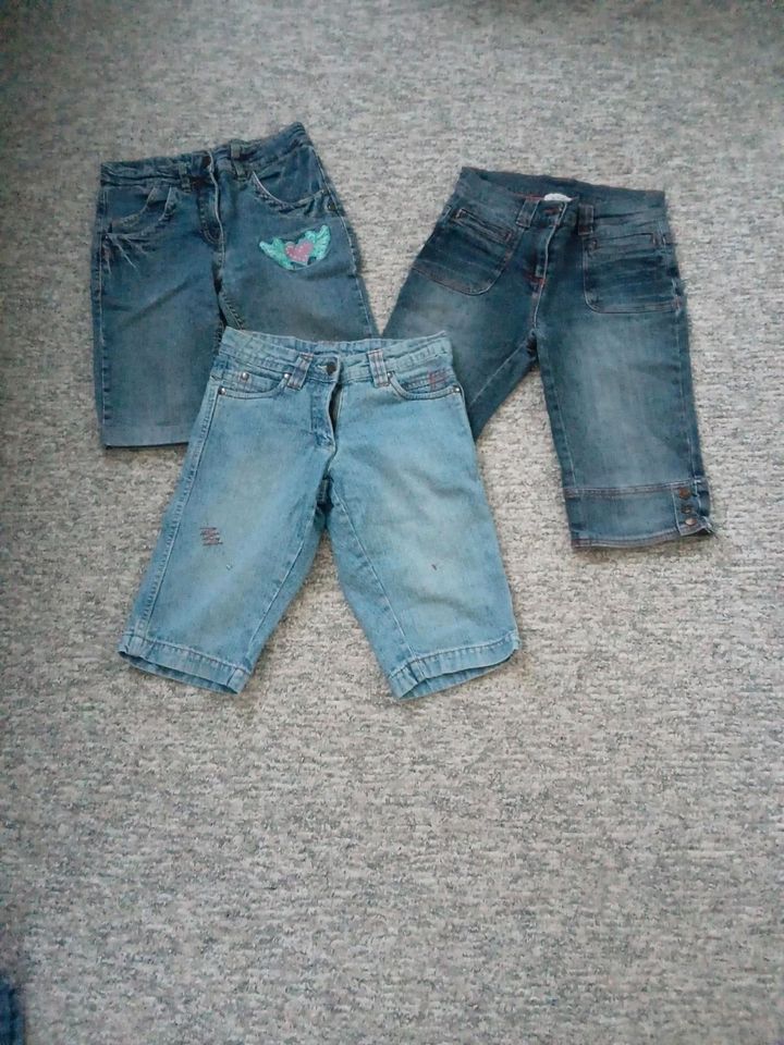 3x Jeans Paket kurze Hose Shorts Bermuda Gr. 140 in Bernau