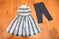 Designerkleid von Yuni Girl mit H&M Leggings, Gr. 146/152, top! Niedersachsen - Oldenburg Vorschau