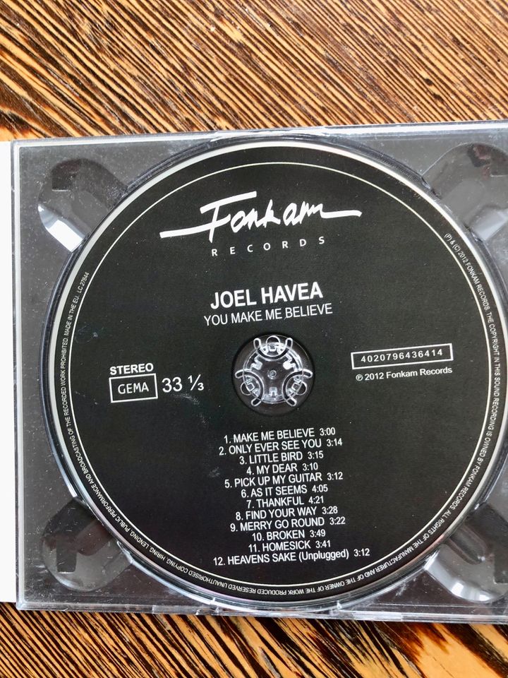 CD Joel Havea You make me believe in Hamburg