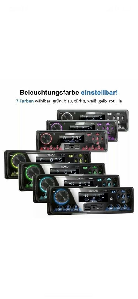 Autoradio Bluetooth Musik Freisprecheinrichtung 2x Usb SD Aux in