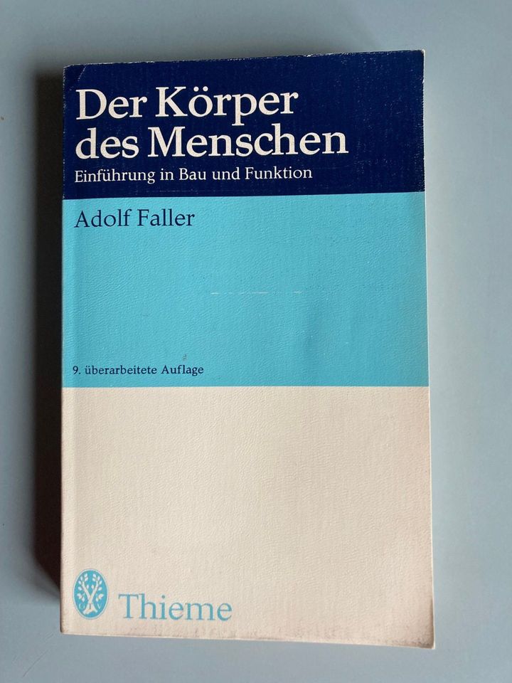 Der Körper des Menschen Faller 9. Aufl.1980 in Nidda