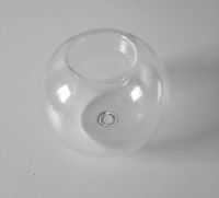 Teelichthalter Windlicht Glas Ball Kugel transparent Wandsbek - Hamburg Eilbek Vorschau