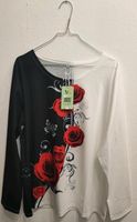 Damen Rosen Shirt Maria Gabriele schwarz weiß Rose langarm Nordrhein-Westfalen - Warstein Vorschau