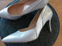 Extravagante silberfarbene Pumps, Gr.39 - Preis inkl. Versand Nordrhein-Westfalen - Dülmen Vorschau