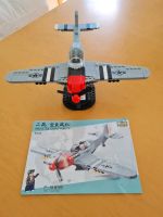 Bausteine Flugzeug WW2 Mustang P-51 kompatibel mit Lego Hessen - Trebur Vorschau