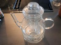 Neu Teekanne mit Stövchen und Teesieb aus Glas OVP Nordrhein-Westfalen - Kreuzau Vorschau