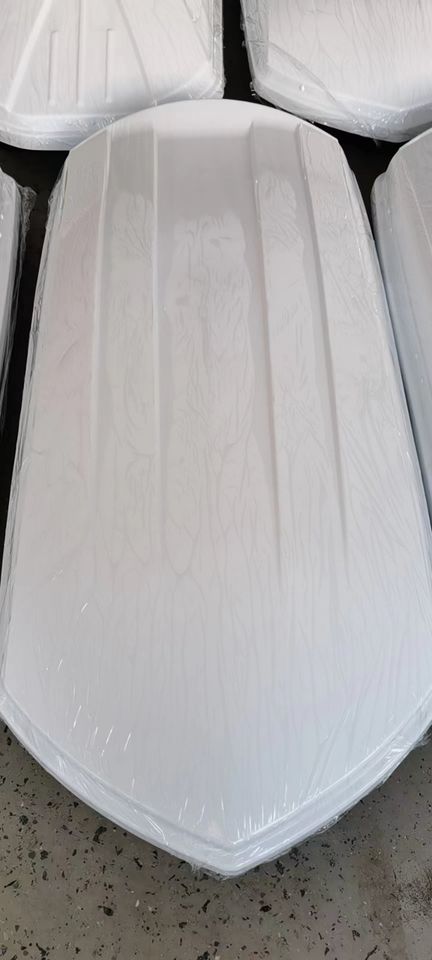 Dachkoffer Dachbox Dachgepäckträger Autodachbox 420L weiß in Pampow