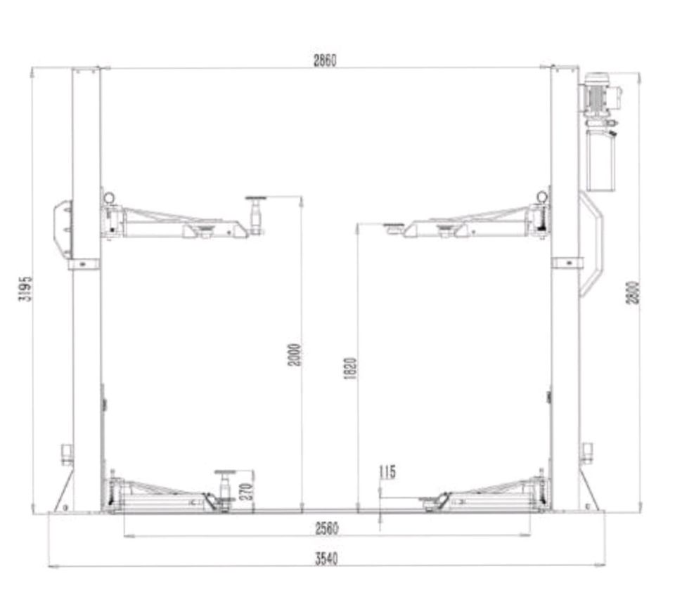 Neu!! Longus 2.45-CL-P KFZ-Hebebühne 4.500kg inkl. MwSt in Nürnberg (Mittelfr)