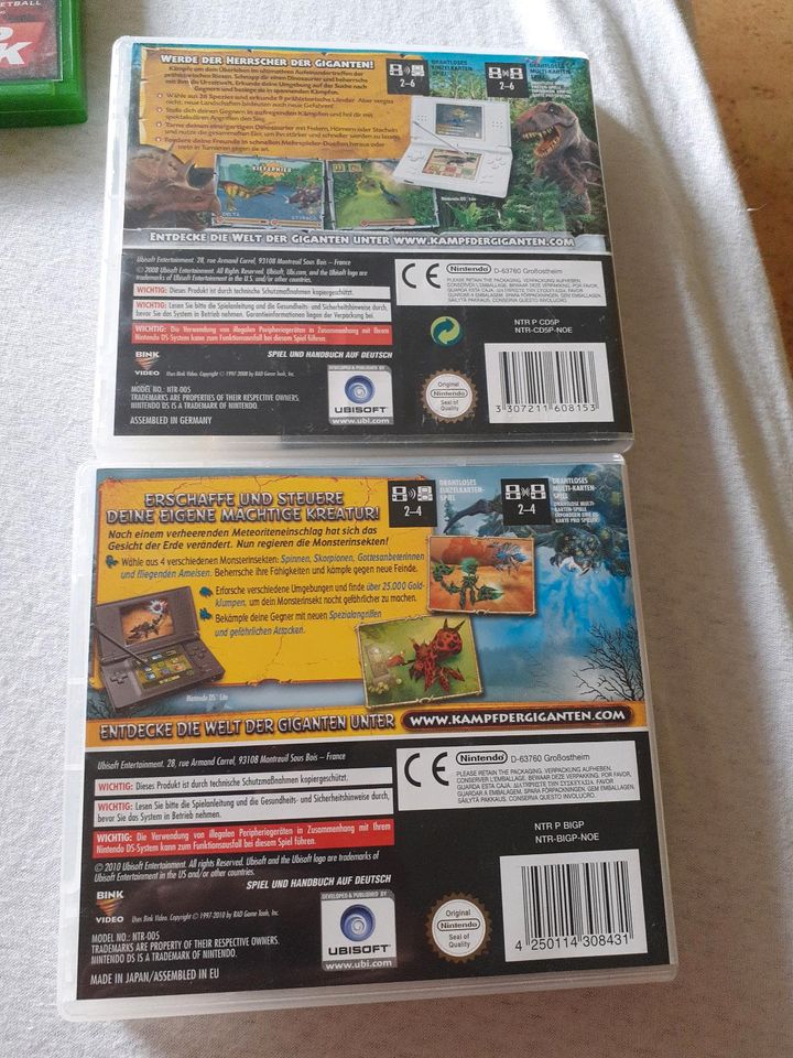 Nintendo DS Spiele Monsterinsekten und Dinosaurier = 10€ inkl.Ver in Schorndorf