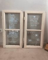 Beschriftete Bemalte alte Fenster für Muttertag Garten Bayern - Denkendorf Vorschau