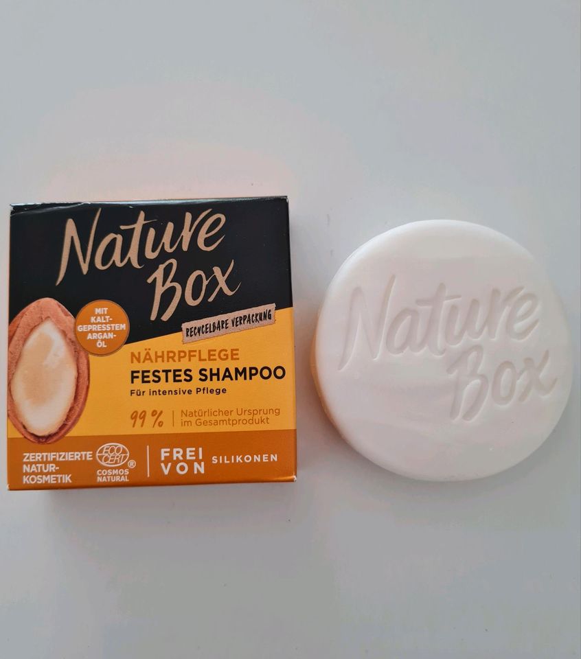 Nature Box neue festes shampoo mit Arganöl ohne Silikone. in Hannover